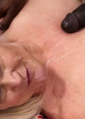 Busty granny Lacey Starr jerks off a BBC after sexual intercourse