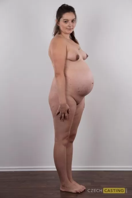Одинокая девушка Тереза дебютирует обнаженной моделью, находясь на большой стадии беременности