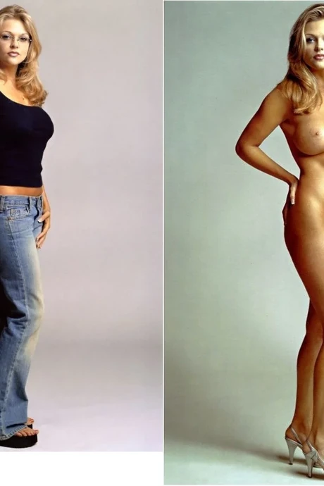 Порноактрисы в одежде и без